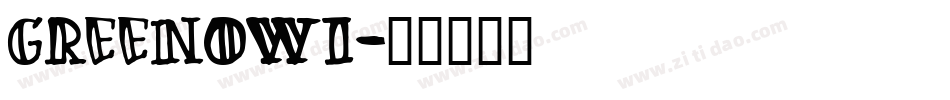 Greenowi字体转换