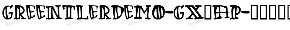 GreentlerDemo-gx2aP字体转换