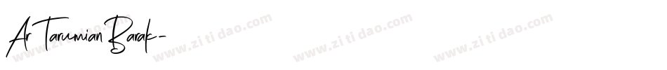 ArTarumianBarak字体转换