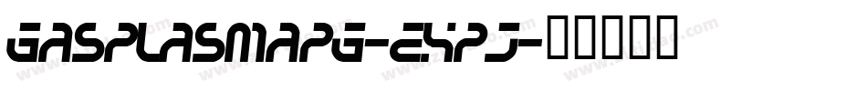GasPlasmaPg-EXPj字体转换