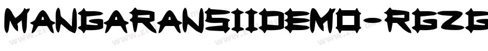 MangaransIiDemo-rg2gK字体转换