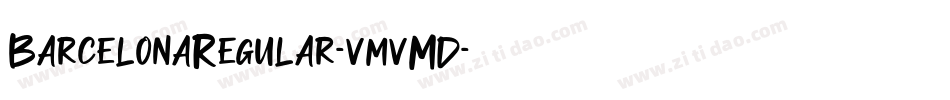 BarcelonaRegular-vmvMD字体转换