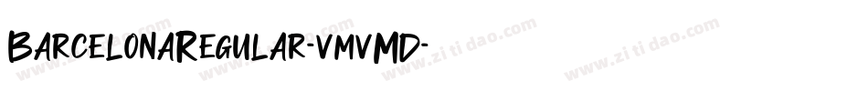 BarcelonaRegular-vmvMD字体转换