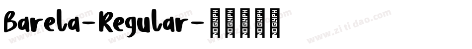 Barela-Regular字体转换 Barela-Regular字体转换
