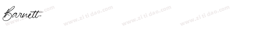 Barnett字体转换