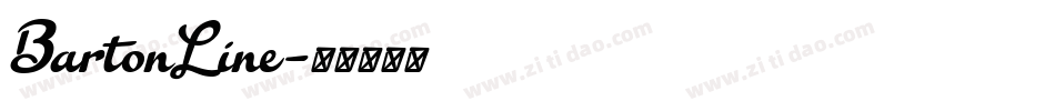 BartonLine字体转换
