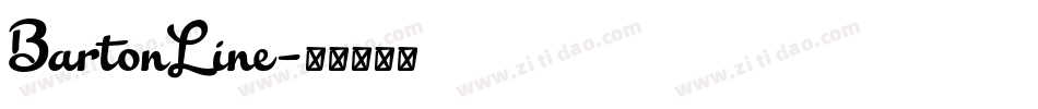 BartonLine字体转换