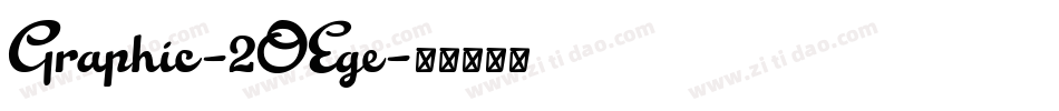 Graphic-2OEge字体转换
