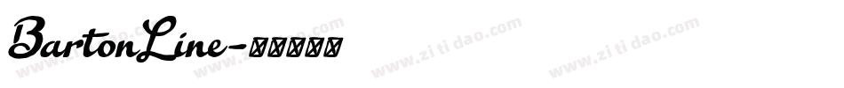 BartonLine字体转换