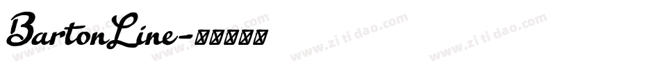 BartonLine字体转换