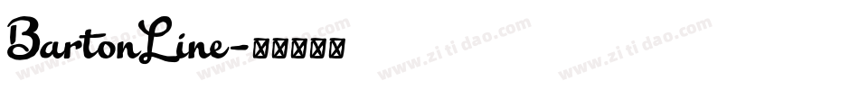 BartonLine字体转换