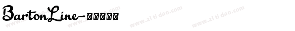 BartonLine字体转换