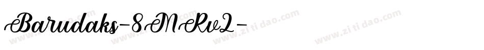 Barudaks-8MRv2字体转换