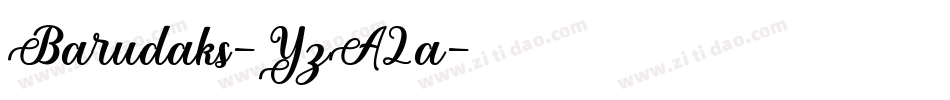 Barudaks-YzA2a字体转换