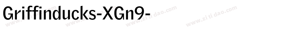 Griffinducks-XGn9字体转换