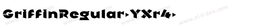 GriffinRegular-YXr4字体转换