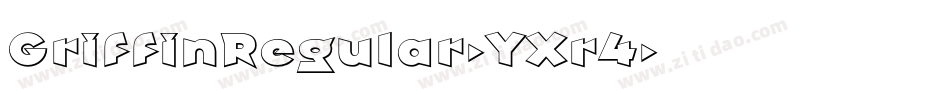 GriffinRegular-YXr4字体转换