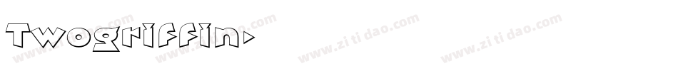 Twogriffin字体转换