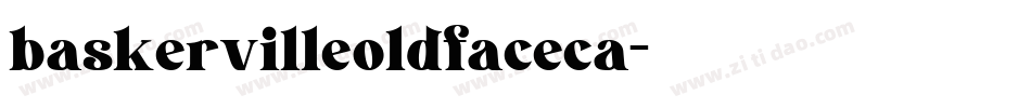 baskervilleoldfaceca字体转换