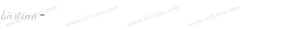 bastian字体转换