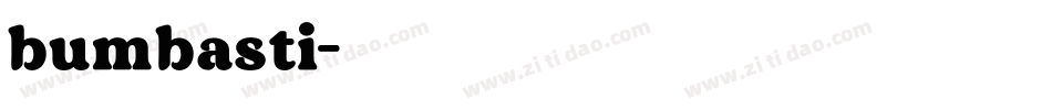 bumbasti字体转换