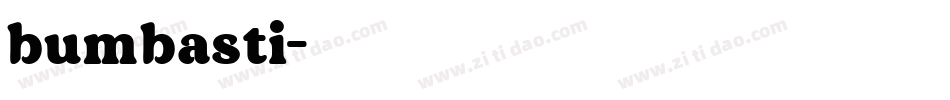 bumbasti字体转换