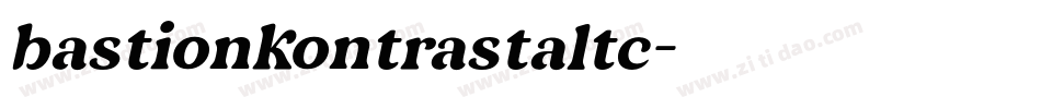 bastionkontrastaltc字体转换