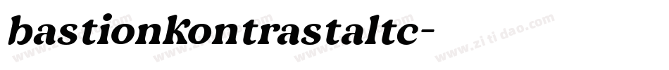 bastionkontrastaltc字体转换