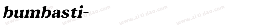 bumbasti字体转换