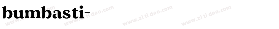 bumbasti字体转换