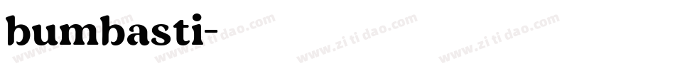 bumbasti字体转换