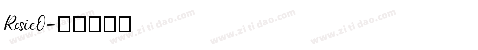 RosieO字体转换