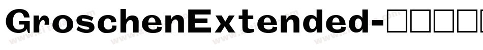 GroschenExtended字体转换