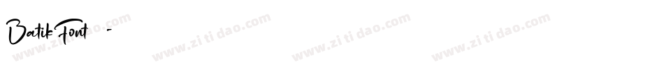 BatikFont手机版字体转换
