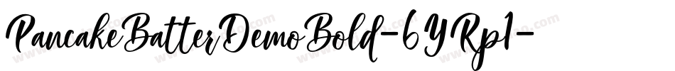 PancakeBatterDemoBold-6YRp1字体转换