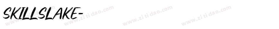 Skillslake字体转换