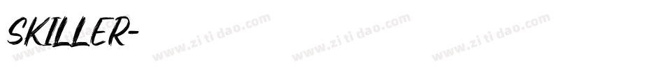 skiller字体转换
