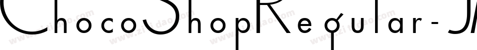 ChocoShopRegular-JMRx字体转换