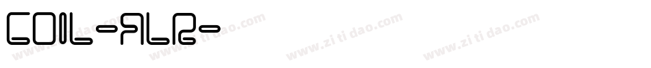 COIL-ALR字体转换