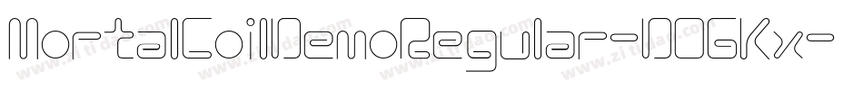 MortalCoilDemoRegular-DOGKx字体转换