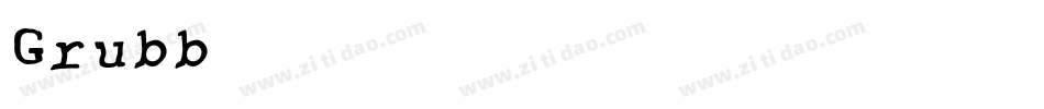 Grubb字体转换
