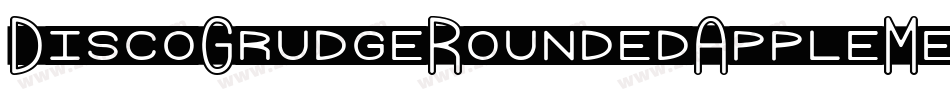 DiscoGrudgeRoundedAppleMedium-eKae字体转换