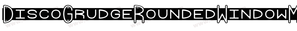 DiscoGrudgeRoundedWindowMedium-WKvV字体转换
