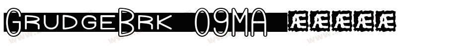 GrudgeBrk-O9MA字体转换