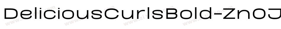 DeliciousCurlsBold-Zn0J字体转换