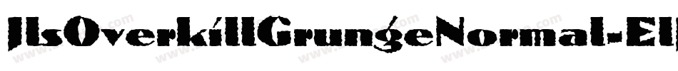 JlsOverkillGrungeNormal-ElJz字体转换
