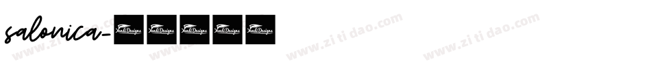 salonica字体转换