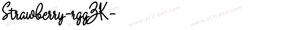 Strawberry-rggZK字体转换