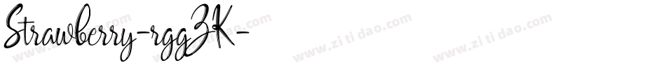 Strawberry-rggZK字体转换