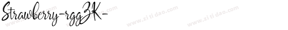 Strawberry-rggZK字体转换
